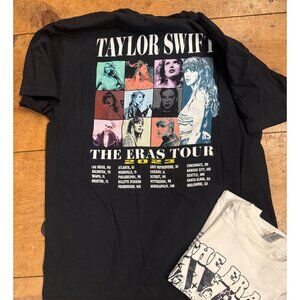 Taylor Swift Eras Tour 2023 Matching Mom & Mini Shirt Set (L & Youth XS)
